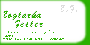 boglarka feiler business card